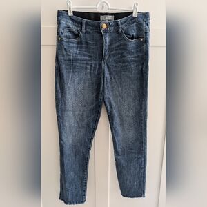 Wit & Wisdom Dark Wash Split Hem Ankle Jeans